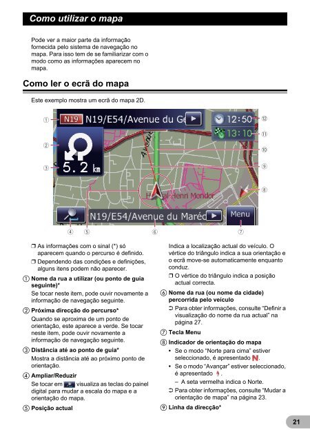 Pioneer AVIC-F310BT - User manual - portugais