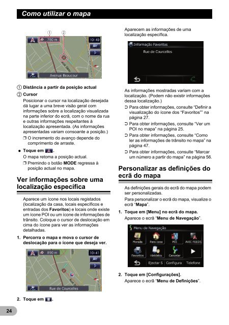 Pioneer AVIC-F310BT - User manual - portugais