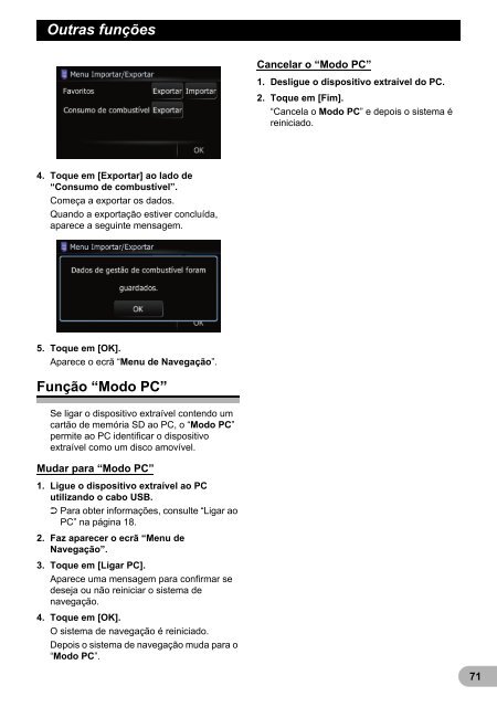 Pioneer AVIC-F310BT - User manual - portugais