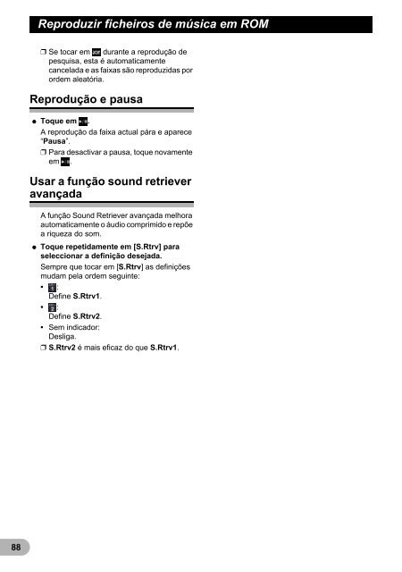 Pioneer AVIC-F310BT - User manual - portugais