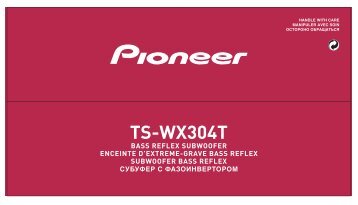 Pioneer TS-WX304T - Addendum - anglais, franÃ§ais, russe