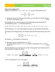 Abitur 2015; Aufgabe B 2.1