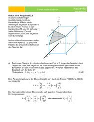 Abitur 2013; Aufgabe B 2.1