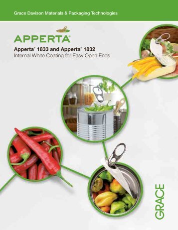 Apperta® 1833 and Apperta® 1832 Internal White ... - Grace Darex