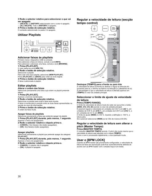 Pioneer CDJ-350 - User manual - portugais