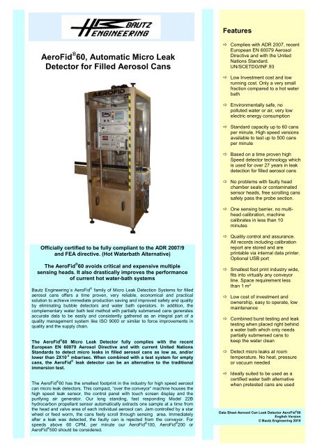 Aerosol directive 2024