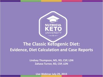 The Classic Ketogenic Diet