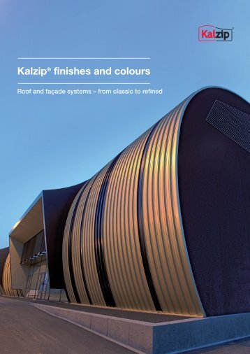 Kalzip® finishes and colours