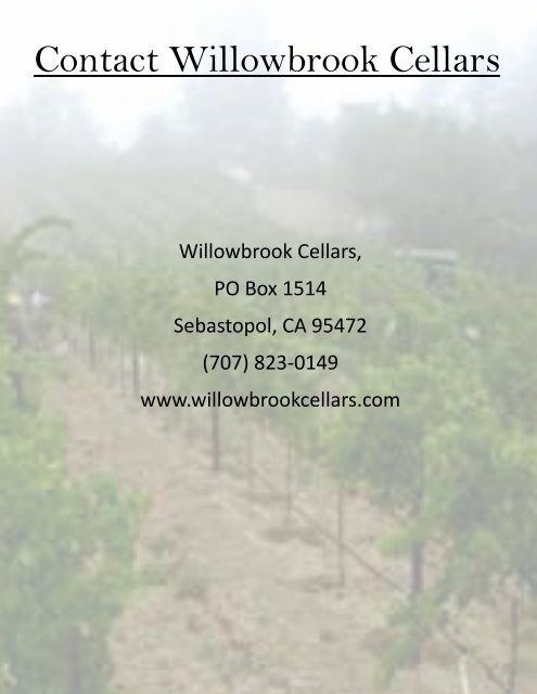 Willowbrook Cellars