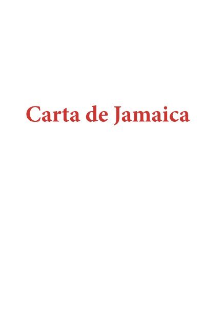 Carta de Jamaica