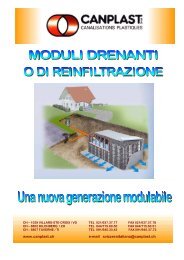 Moduli drenanti Graf - Canplast SA