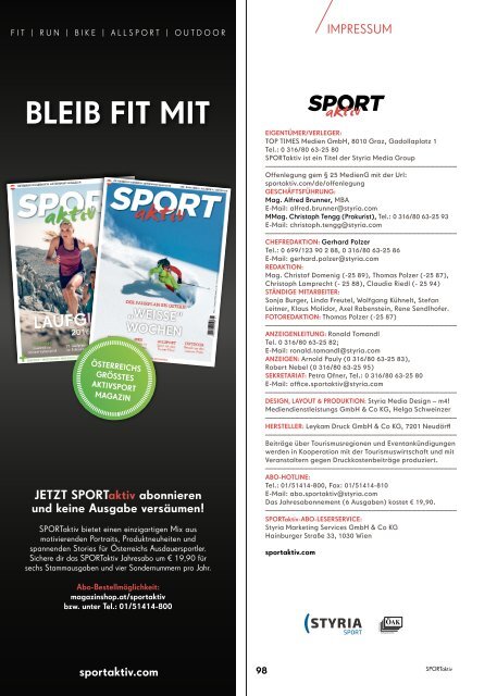 SPORTaktiv Februar 2016