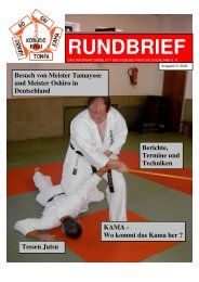 RUNDBRIEF 01 2006 - Kobudo Kwai Deutschland