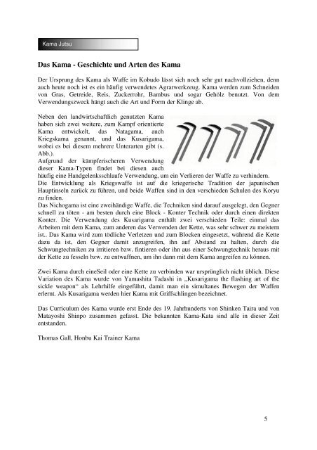 RUNDBRIEF 01 2006 - Kobudo Kwai Deutschland