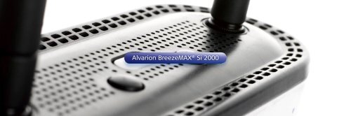 4G Device Catalog - Alvarion