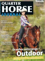 Abenteuer Extreme Trail. Quarter Horse Journal 6-2015