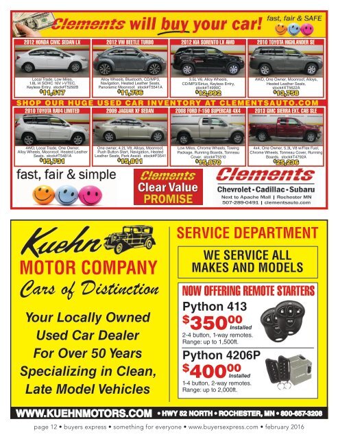 Buyers Express - Rochester Edition - February 2016