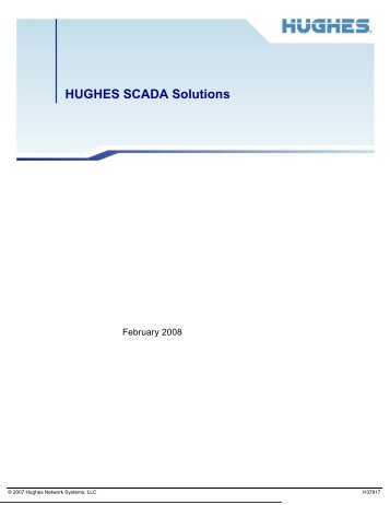 HUGHES SCADA Solutions - Hughes Network Systems, LLC