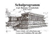 Schulprogramm Homepage Variante 3 - Carl-Humann-Grundschule