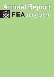 FEA Annual Report 2009-2010 - FEA - American University of Beirut