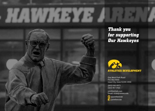 SUPPORTING OUR HAWKEYES