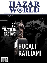 HAZAR WORLD - SAYI 39 - ŞUBAT 2016