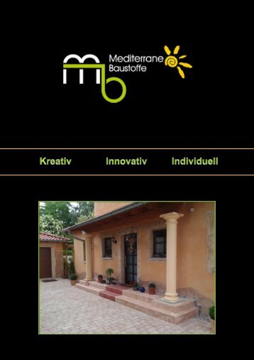 Broschüre_ MB Mediterrane Baustoffe
