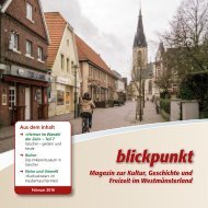 blickpunkt - Magazin zur Kultur, Geschichte und Freizeit im Westmünsterland