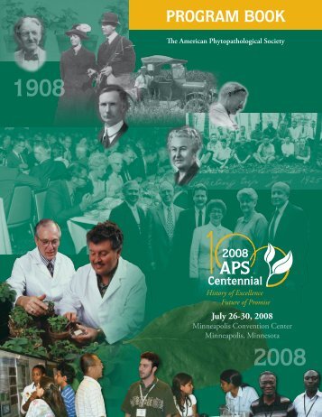 See the program book (PDF) - American Phytopathological Society