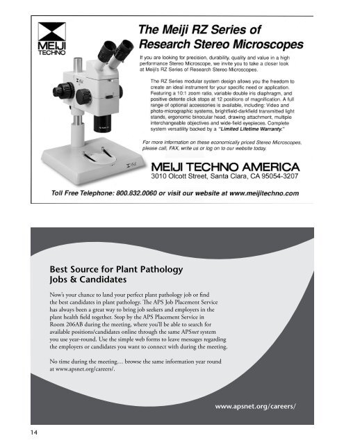 See the program book (PDF) - American Phytopathological Society