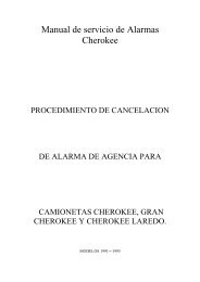 Manual de servicio de Alarmas Cherokee PDF