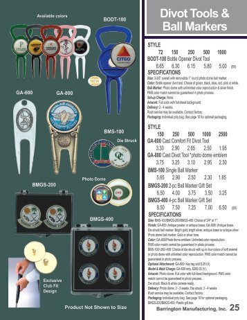 PAGE 25 GA DIVOT TOOLS & BMS BMGS-200 & BMGS-400 BLEED