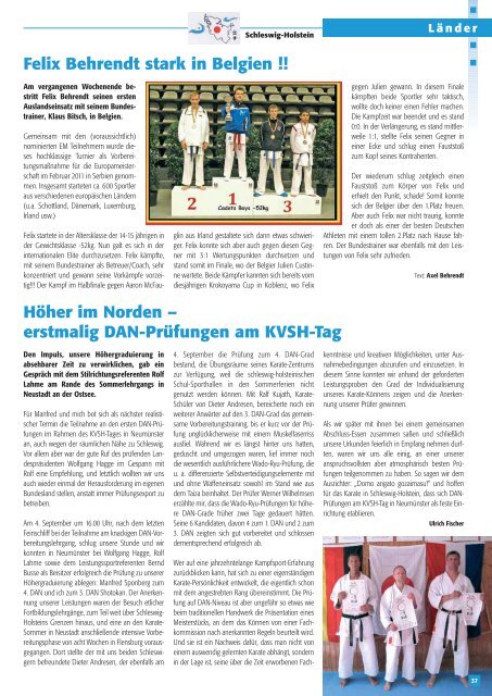 DKV-Magazin Nr. 1 - Chronik des deutschen Karateverbandes