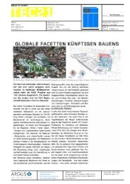 globale facetten künftigen bauens - Hochschule für Architektur, Holz ...