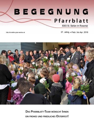 Pfarrblatt März 2016