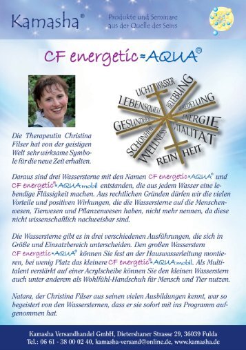 CF energetic Flyer herunterladen - bei Kamasha