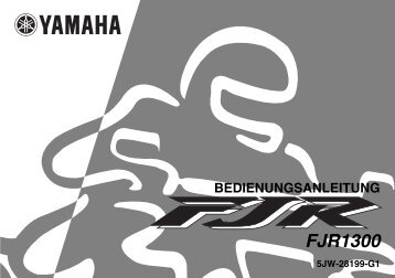 Yamaha FJR1300 - 2002 - Mode d'emploi Deutsch