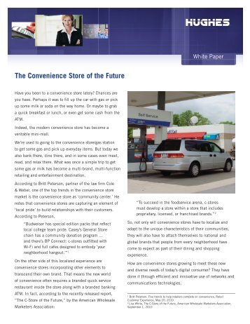 The Convenience Store of the Future - Hughes Global Services ...