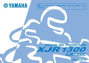 Yamaha XJR1300 - 2015 - Mode d'emploi EspaÃ±ol