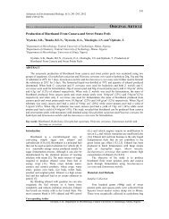 ORIGINAL ARTICLE Production of Bioethanol From Cassava ... - aensi