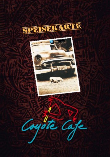 Coyote Cafe Speisekarte