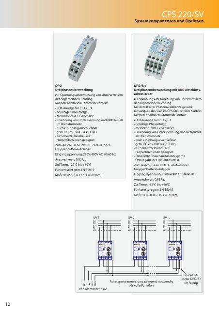 Katalog CPS 220 SV