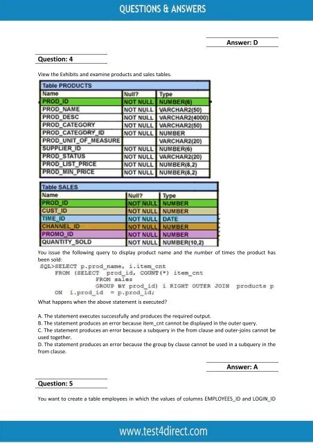 Download 1Z0-061 BrainDumps to Success in career