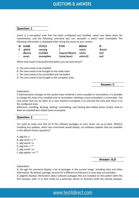 Up-to-Date 1Z0-821 Exam BrainDumps