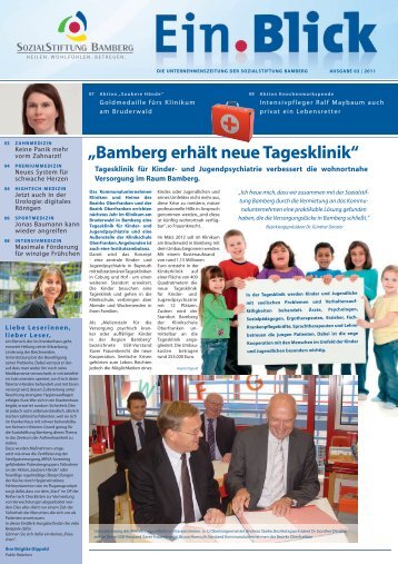 „Bamberg erhält neue Tagesklinik“ - SozialStiftung Bamberg