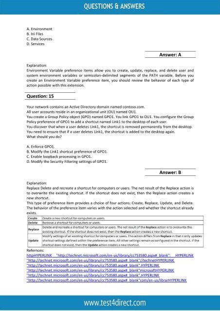 70-411 Exam BrainDumps