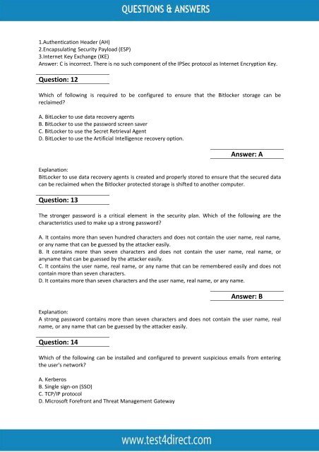 98-367 Exam BrainDumps