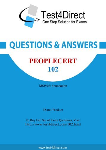 102 Exam BrainDumps are Out - Download and Prepare
