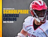 SchoolPride® Lacrosse Products Catalog