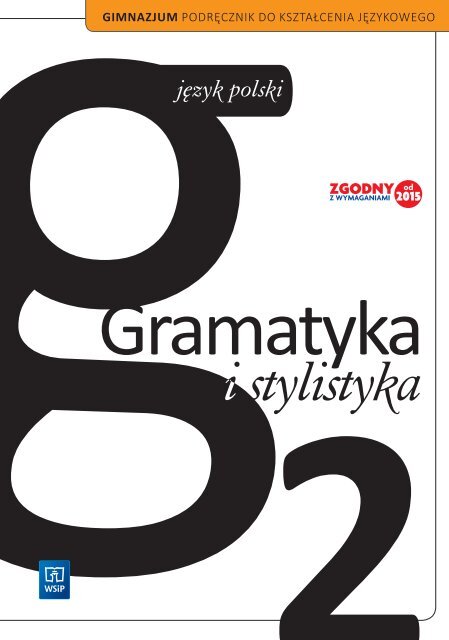 Gramatyka I Stylistyka 2 Odpowiedzi Do Sprawdzian Z Dzialu 1